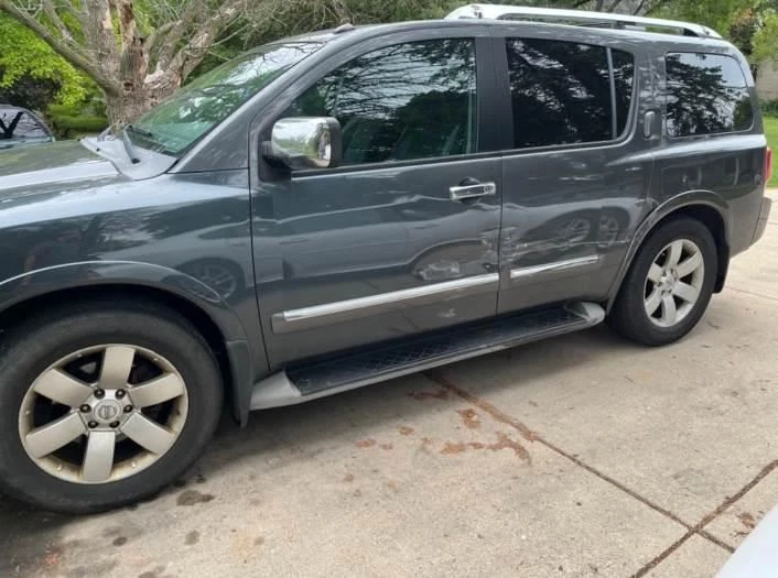 (LOCAL PICKUP ONLY) Driver Left Rear Door Glass Privacy Tint Fits 04-15 ARMADA 4 - Imagem 3 de 4