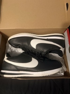 Nike Cortez 2023 Black/White Leather Low Top Men s Sneaker DM4044-001