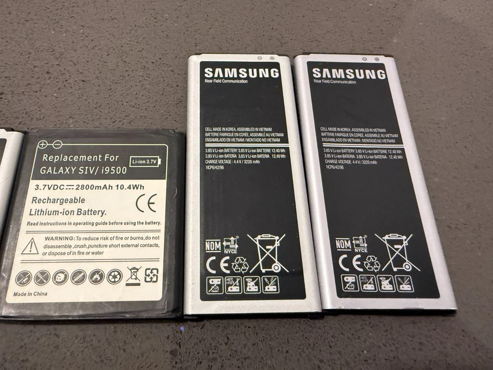 三星手机电池 - Misc 批量 7 件 - 未测试 — 第 4/4 张图片