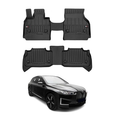 OMAC Premium Floor Mats for BMW iX 2022-2025 Heavy Duty All-Weather 2pcs