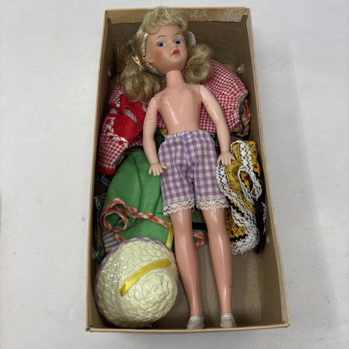 12” Vintage 1964 Unique Calico CLONE Hillbillies Elly May Clampett Extra Outfits