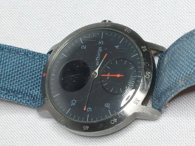 Withings Steel HR Sport HWA03B Hybrid Smartwatch Heart Rate Black 40mm Untested
