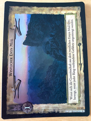CCG 754 Lord of the Rings Westlicher Emyn Mul 4U329 Deutsch NM Foil