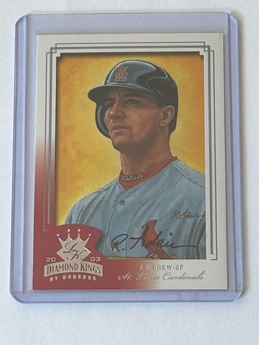 2003 Donruss Diamond Kings J.D. Drew #146 card