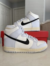 Size 7Y / 8.5W - Nike Dunk High GS Football Grey White DB2179-110 NEW