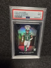 2022 Certified Sauce Gardner Rookie Mirror Black 1/1 PSA 9