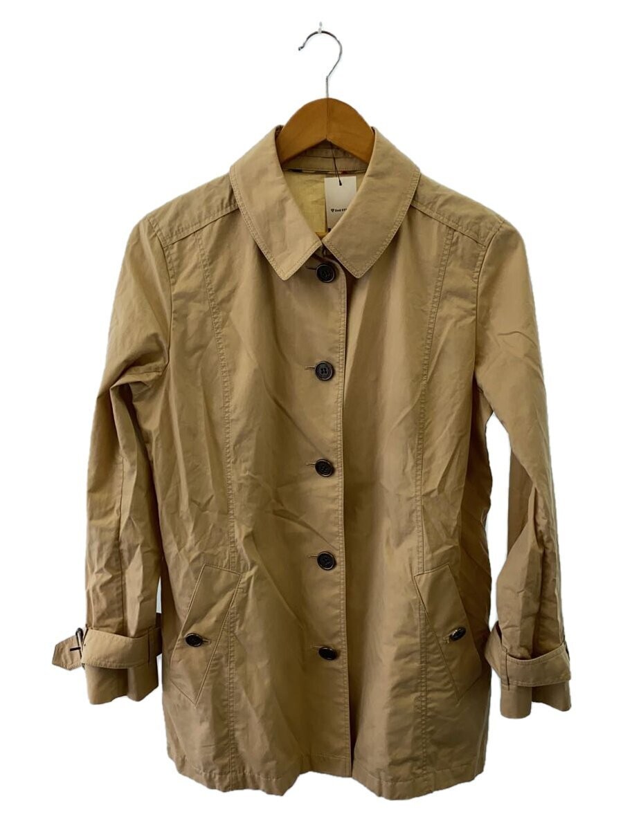 Burberry London Women's Trench Coat Cotton Beige Size 13 FDC10-915-40 #EG ZHA
