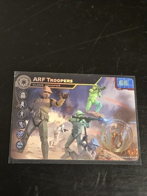 Star Wars Legion ARF Troopers Clone Foil with Top 4 Stamp Rare