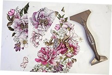 - Dreamy Florals Small Transfers 6"x12" 3 Sheets Rub on Transfers for