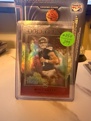 Panini Origins 2023 Rookies Will Levis Rookie Holo Red #114 Titans 054/299