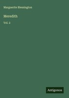 Marguerite Blessington | Meredith | Buch | Englisch (2025) | Vol. 2