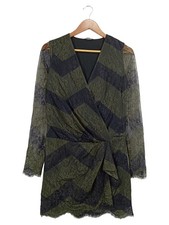 Marciano Abito Cerimonia Donna Verde Elegante Pizzo (IT 42, EU 38, INT M)