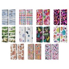 OFFICIAL NINOLA WATERCOLOUR 3 LEATHER BOOK CASE FOR SAMSUNG PHONES 3