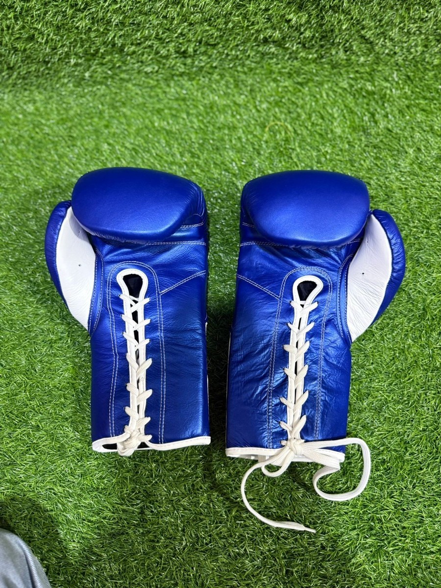 EVERLAST Elite Pro Fightグローブ　青　8oz Everlast Elite Pro Boxing Gloves Lace Up type Pro Sparring Gloves