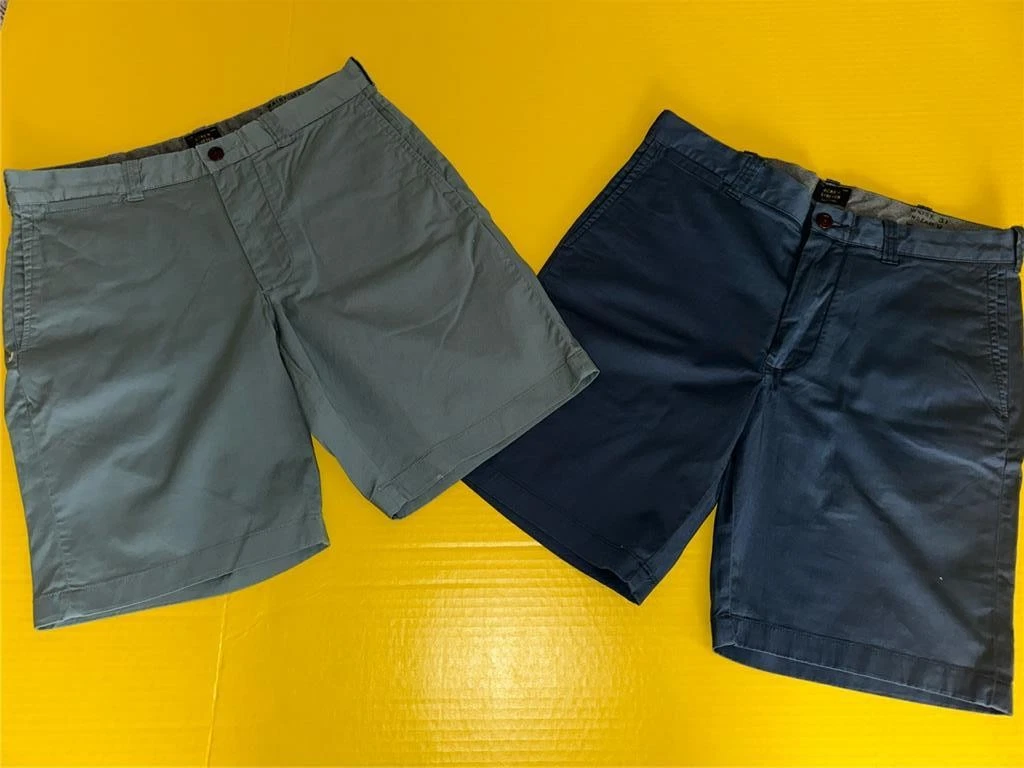J Crew Stretch Lot of 2 Pairs Chino Stretch Shorts 31W