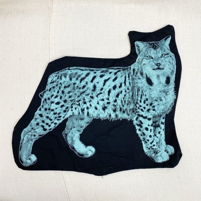Areaware Fauna Salvor Bobcat Wild Cat Unstuffed Pillow form NEW
