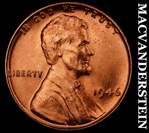 1946 Lincoln Wheat Cent- Choice Gem Brilliant Uncirculated No Reserve #J3641