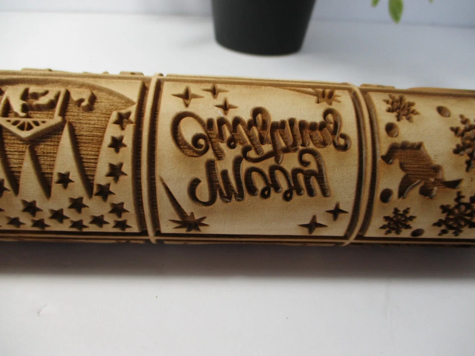 Navidad ~ Rodillo 6.5" ~ 9 Diseños Diferentes Belenes Navidad Foto 2 de 4