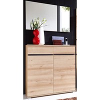 Garderoben Set Edelbuche Schuhschrank & Spiegel FlurmöBel Diele Kommode Anrichte