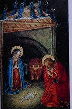 1 Christmas Artist Card by FRA ANGELICO Adoration of the Child B25/01