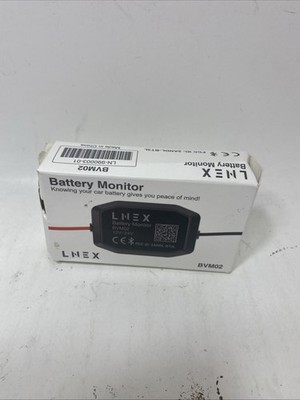 LNEX Bluetooth Battery Monitor，Wireless 12V 24V Automotive Battery Load T