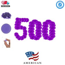 Regal Bingo Plastic Bingo Chips 500 Pcs - Clear Transparent Counters Game Chi...