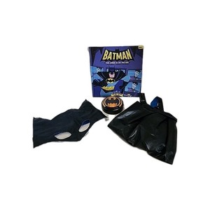 Hallmark Batman Interactive Costume Book Set Storybook, Cape, Mask, Medallion