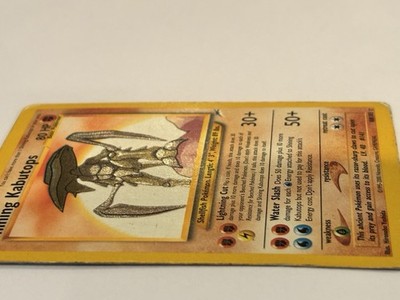 Shining Kabutops 108/105 Neo Destiny Secret Rare Heavily Played
