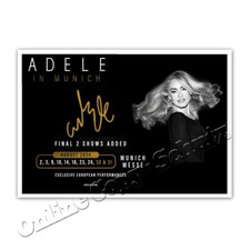 Adele  (in Munich ++)  Adele in Concert Autog...