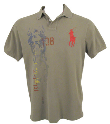 NEW VINTAGE Polo Ralph Lauren Polo Shirt! 5XB Green Asian NEW VINTAGE Polo Ralph Lauren Polo Shirt! 5XB Green Asian