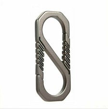 EDC TC4 Key Chain Carabiner Key Ring Hang Buckle Outdoor Travel Tool