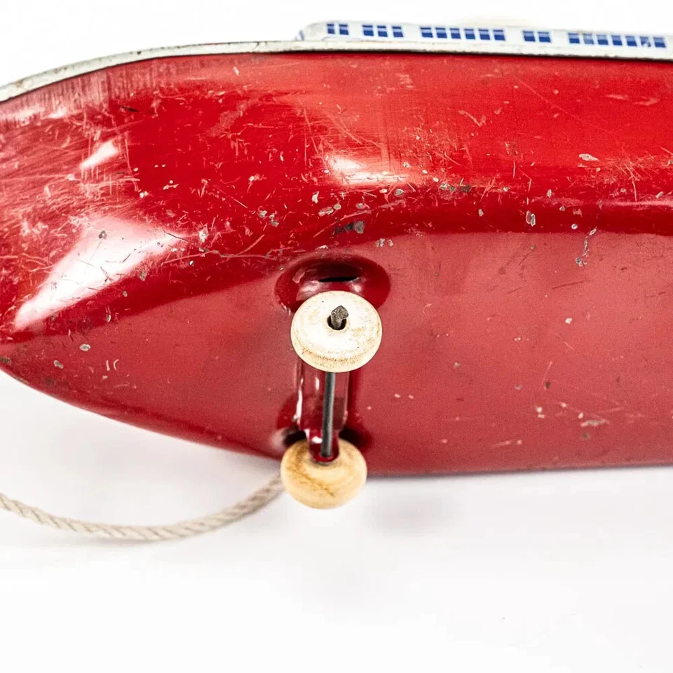 De colección 1940 Wyandotte S.S. America Crucero Ocean Liner Barco Lata Litografía Foto 3 de 4