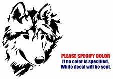 TrIbal Wolf 2 Graphic Die Cut decal sticker Car Truck Boat Window Window 10"