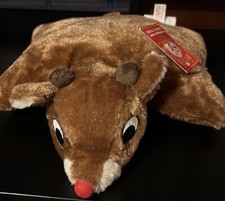 Rudolph the Red Nose Reindeer Island of Misfit Toys 12 Plush Pillow With Tags
