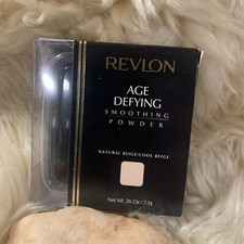 VINTAGE Revlon Age Defying Smoothing Powder Natural Beige/Cool Beige  NOS  