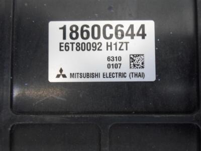 ENGINE COMPUTER MITSUBISHI MIRAGE 2017 1860C644 E6T80092 PCM