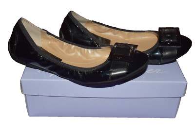 Marc Fisher ROSA Ballet Flats Buckle Round Toe Women's Sz 9M Black