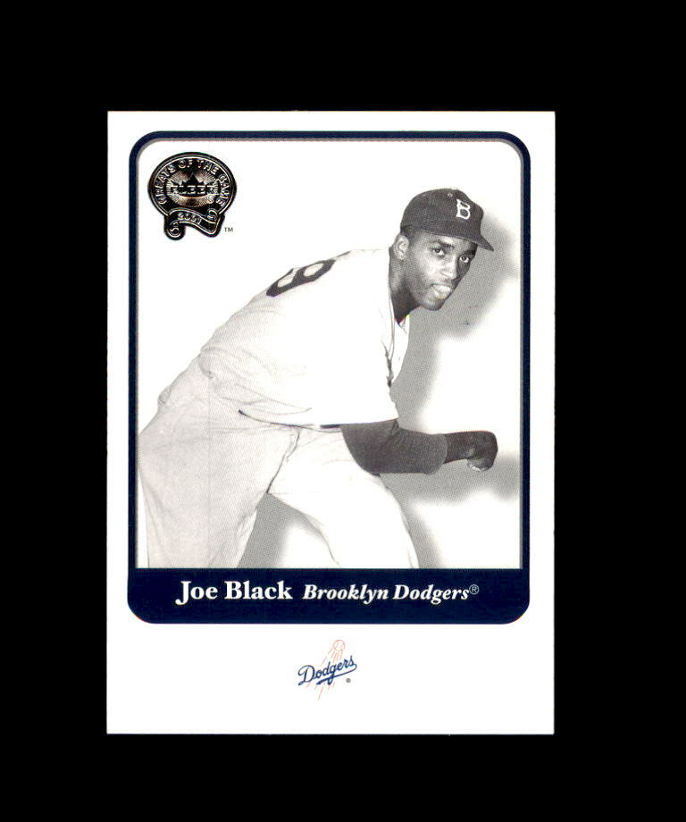  2001 FLEER GREATS OF THE GAME  NR.MT/MINT #74 JOE BLACK BROOKLYN DODGERS