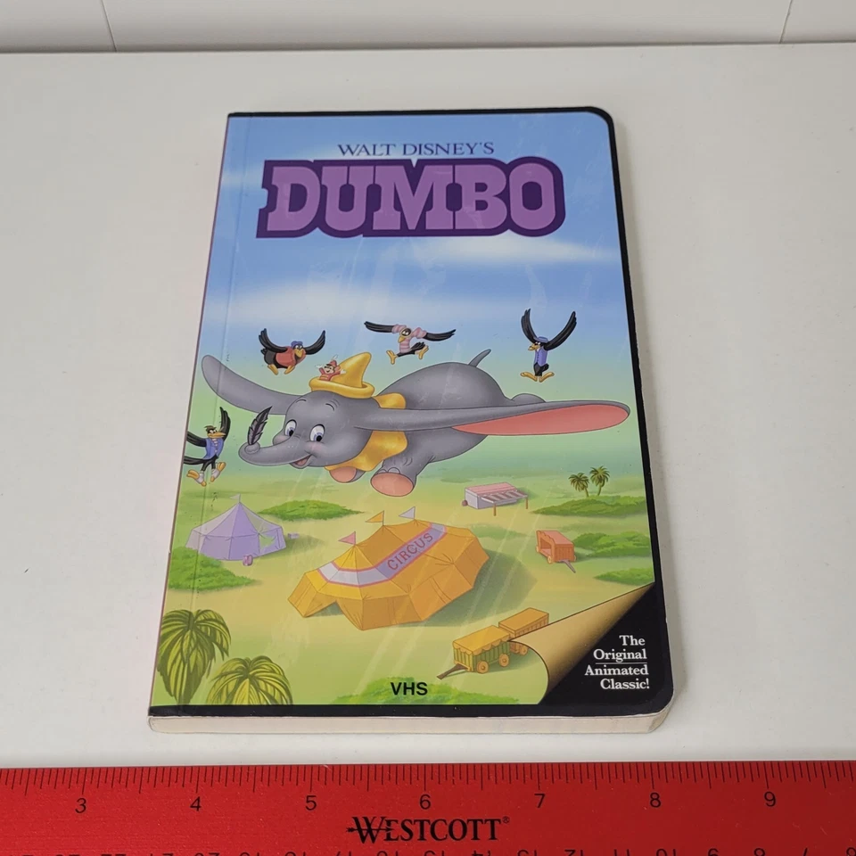 Disney Parks Dumbo the Elephant VHS Design Journal Writing Blank Book Movie NEW - Image 3 of 4
