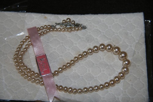 Gargantilla collar perlas simuladas Coro vintage Japón nueva de stock - Imagen 9 de 15