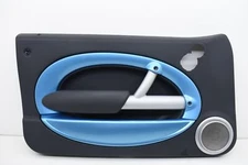 2005 MINI COOPER S DRIVER LEFT SIDE ELECTRIC BLUE DOOR PANEL CARD OEM KW53