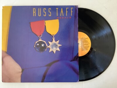 Russ Taff MEDALS 1985 M- vinyl LP bonus CD TESTED w/original inner