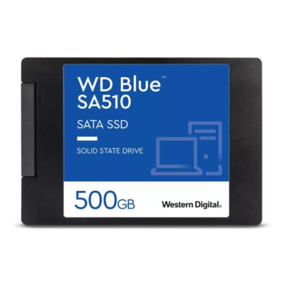 500GB 2.5 Zoll SSD interne WD Blue SA510 Solid State SATA 3 Notebook Laptop