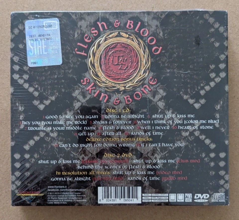 Whitesnake: Flesh & Blood (CD+DVD, New) - Image 2 of 2