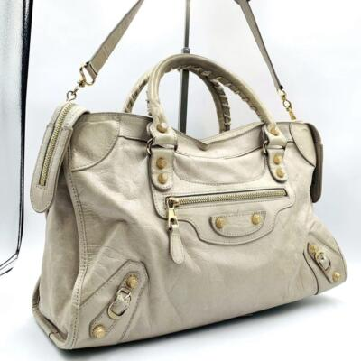#ad Authentic balenciaga city 2way tote bag shoulder leather y2k vintage archive