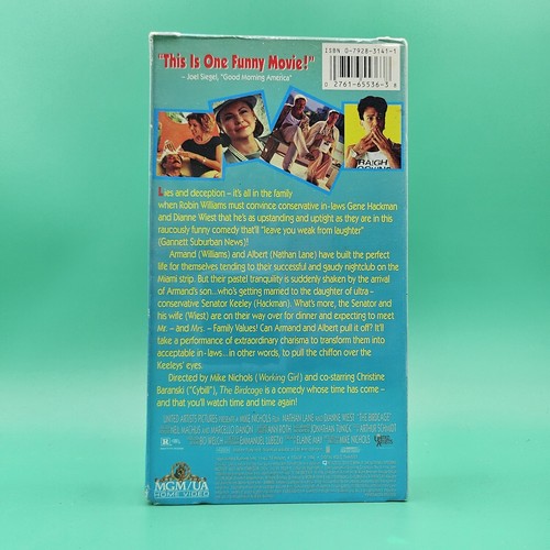 The Birdcage VHS 1996 Robin Williams Nathan Lane MGM - BRAND NEW SEALED VHS Tape - Picture 2 of 3