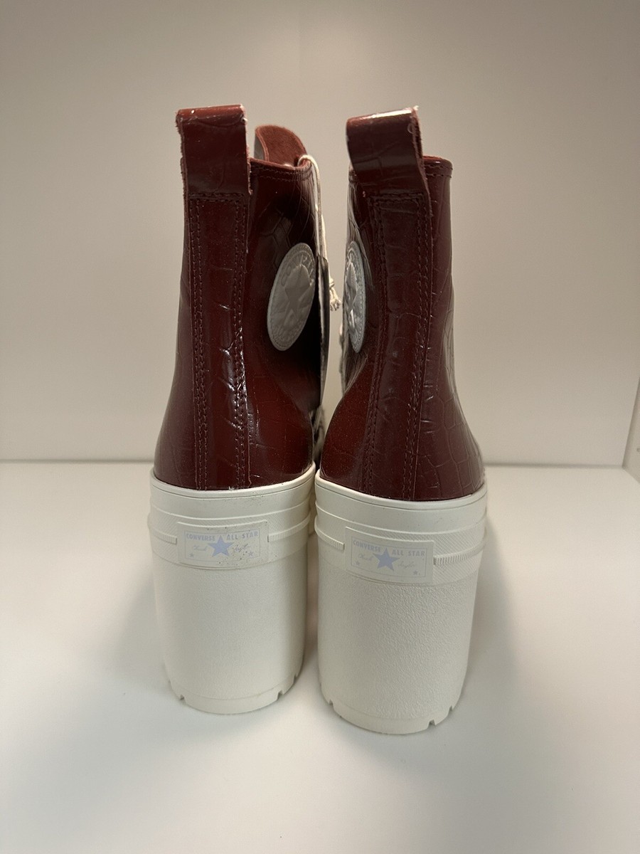 NEW Women Converse Chuck 70 De Luxe Heel Embossed Leather NEW Women Converse Chuck 70 De Luxe Heel Embossed Leather