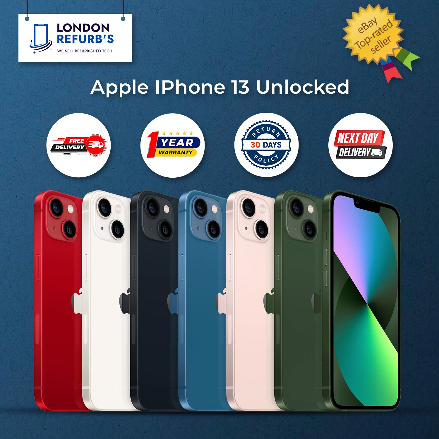 Apple iPhone 13 128GB Unlocked All Colours Excellent Condition