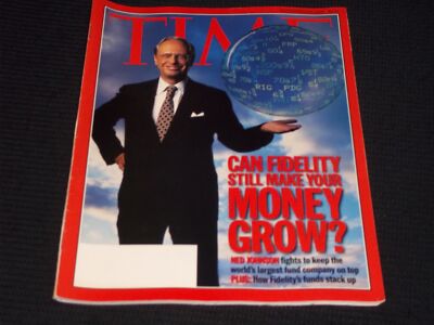 1996 SEPTEMBER 30 TIME MAGAZINE - NED JOHNSON FIDELITY FRONT COVER - H 6066