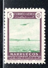 SPAIN SPANISH COLONIES MOROCCO EUROPE STAMP  MINT HINGED  LOT 495U